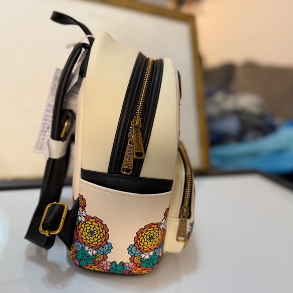 Loungefly Disney Parks Pixar Coco Floral Miguel Mini Backpack